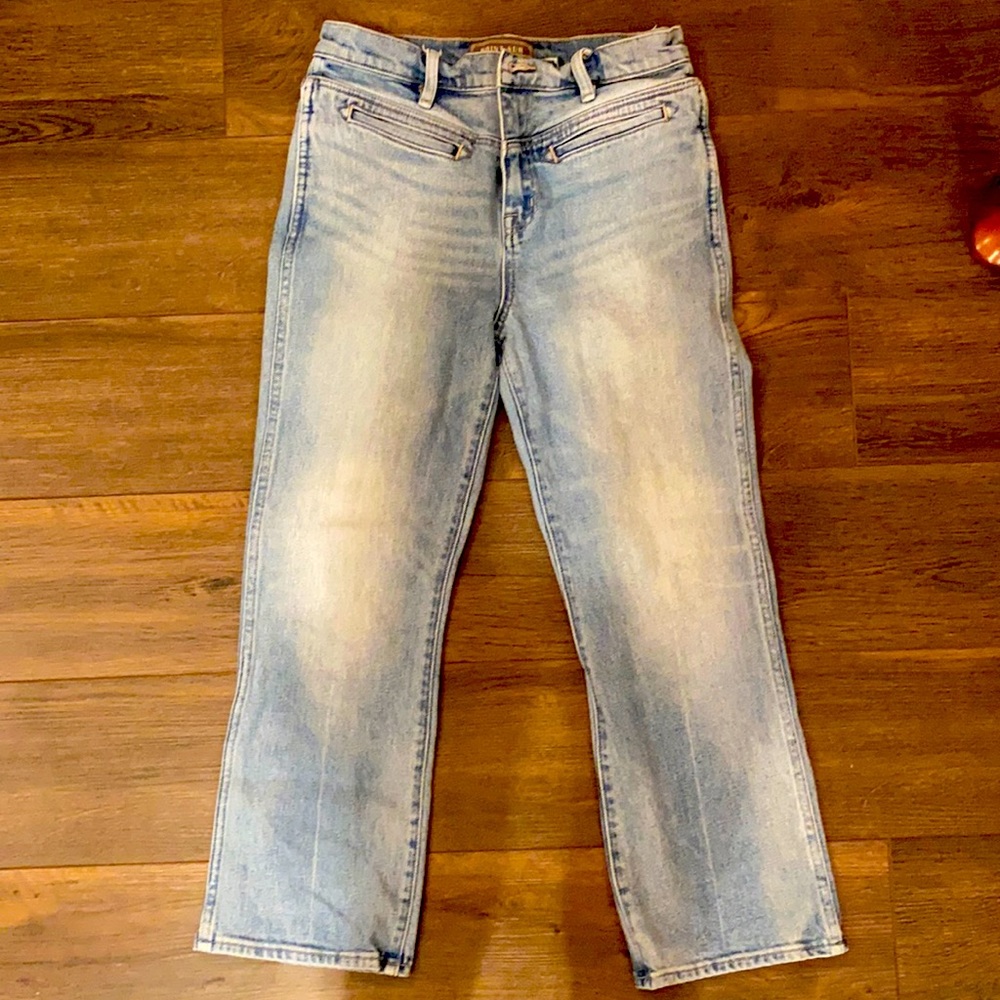 Jcrew high waisted cropped Jean